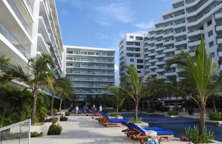 Hermoso Apartamento Con Todas Las Comodidades Acceso Directo A La Playa Morros Epic Sector La Boquilla Cumple Protocolos De Bioseguridad Cartagena Eksteriør bilde