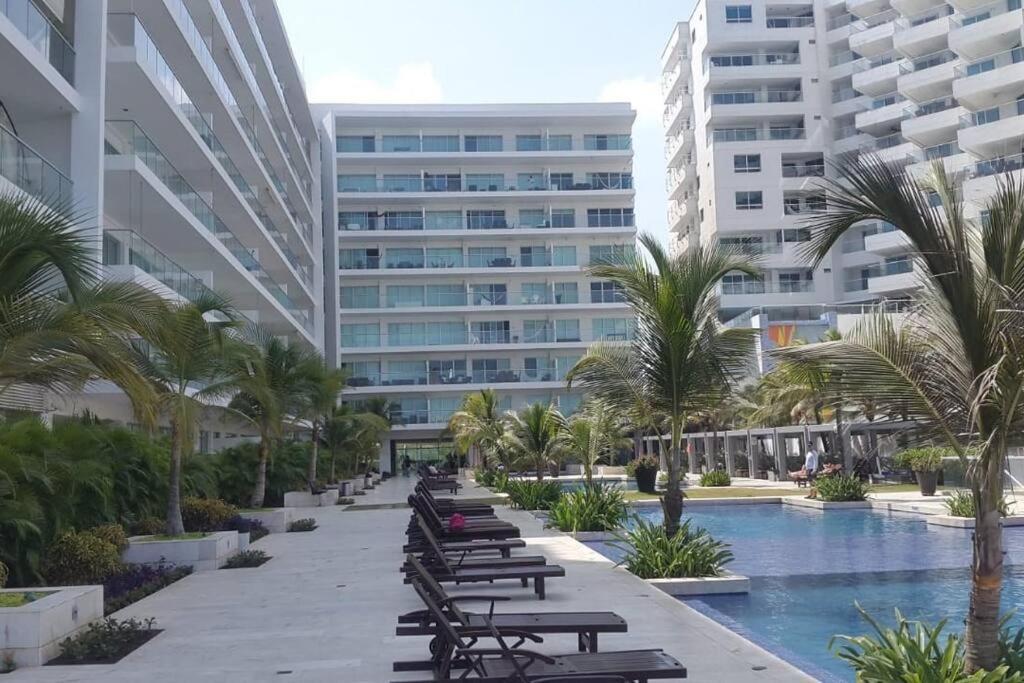 Hermoso Apartamento Con Todas Las Comodidades Acceso Directo A La Playa Morros Epic Sector La Boquilla Cumple Protocolos De Bioseguridad Cartagena Eksteriør bilde