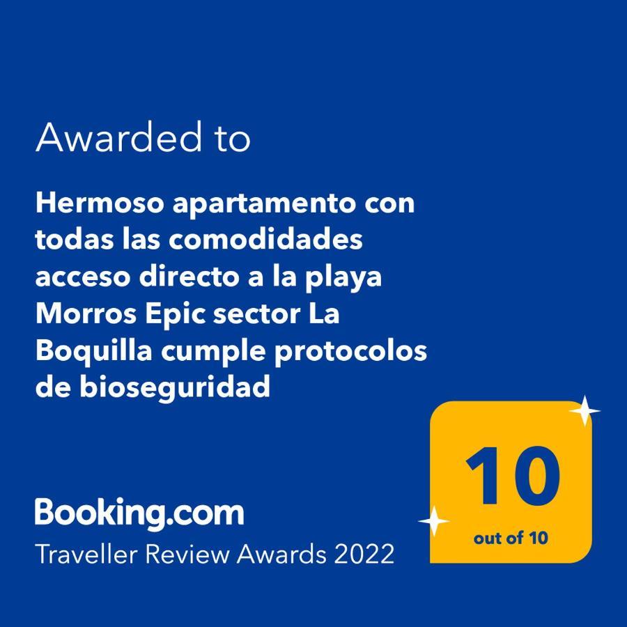 Hermoso Apartamento Con Todas Las Comodidades Acceso Directo A La Playa Morros Epic Sector La Boquilla Cumple Protocolos De Bioseguridad Cartagena Eksteriør bilde